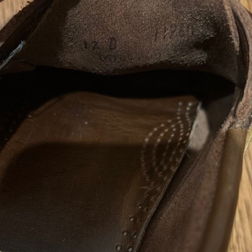 Allen Edmonds Maritime Men's Brown Leather Boat Shoes, size 12 D - Picture 15 of 15